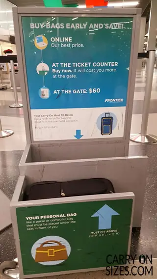 frontier baggage restrictions