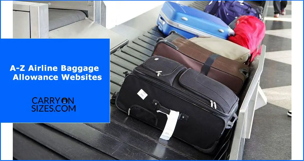 A-Z-Airline-Baggage-Websites