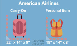 AMERICAN AIRLINES (AA) Carry On Size, Fees, Limits [2021] – Carry on Sizes